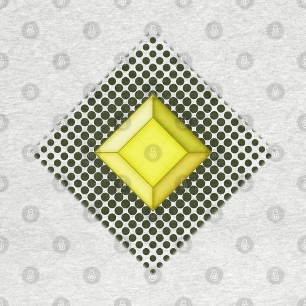 Yellow Diamond Gem Angular by Blackmoonrose13